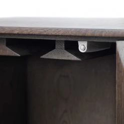 Red Living Buffet haut Limes - Chêne massif / Métal - Chêne foncé / Noir -ÉcoMaison Soldes 1000277630 210706 14081200052 DETAILS P000000001000277630