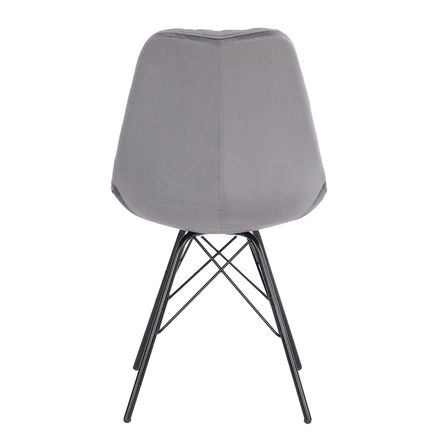 Loftscape Chaises capitonnées Flekke I (lot de 2) - Gris 5 Loftscape Chaises capitonnées Flekke I (lot de 2) - Gris – Image 5