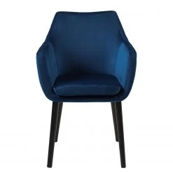 Mørteens Chaises à accoudoirs Nicholas V - Velours Kemi: Bleu foncé - Lot de 2 -ÉcoMaison Soldes 1000281668 210819 09162000023 DETAILS P000000001000281668