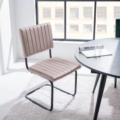 Jack & Alice Chaises cantilever Fillan (lot de 2) - Beige clair -ÉcoMaison Soldes 1000281753 220615 021 MOOD DETAILS P000000001000281753 mood