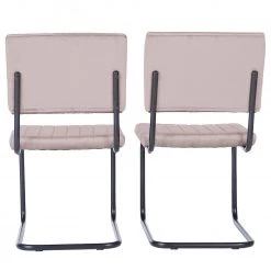 Jack & Alice Chaises cantilever Fillan (lot de 2) - Beige clair -ÉcoMaison Soldes 1000281753 220615 060 DETAILS P000000001000281753