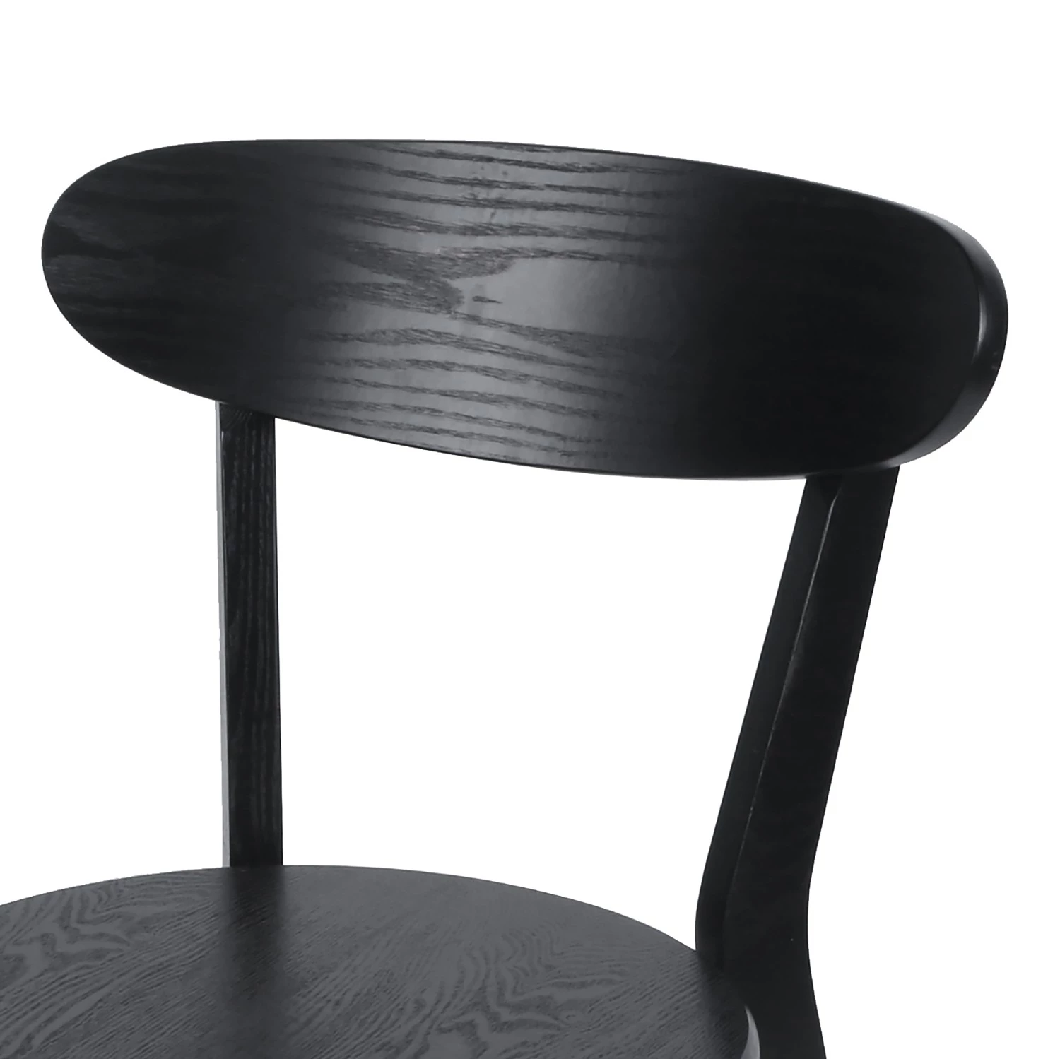 Studio Copenhagen Chaises Flori (lot de 2) - Partiellement en frêne massif - Frêne / Noir 3 Studio Copenhagen Chaises Flori (lot de 2) - Partiellement en frêne massif - Frêne / Noir – Image 3