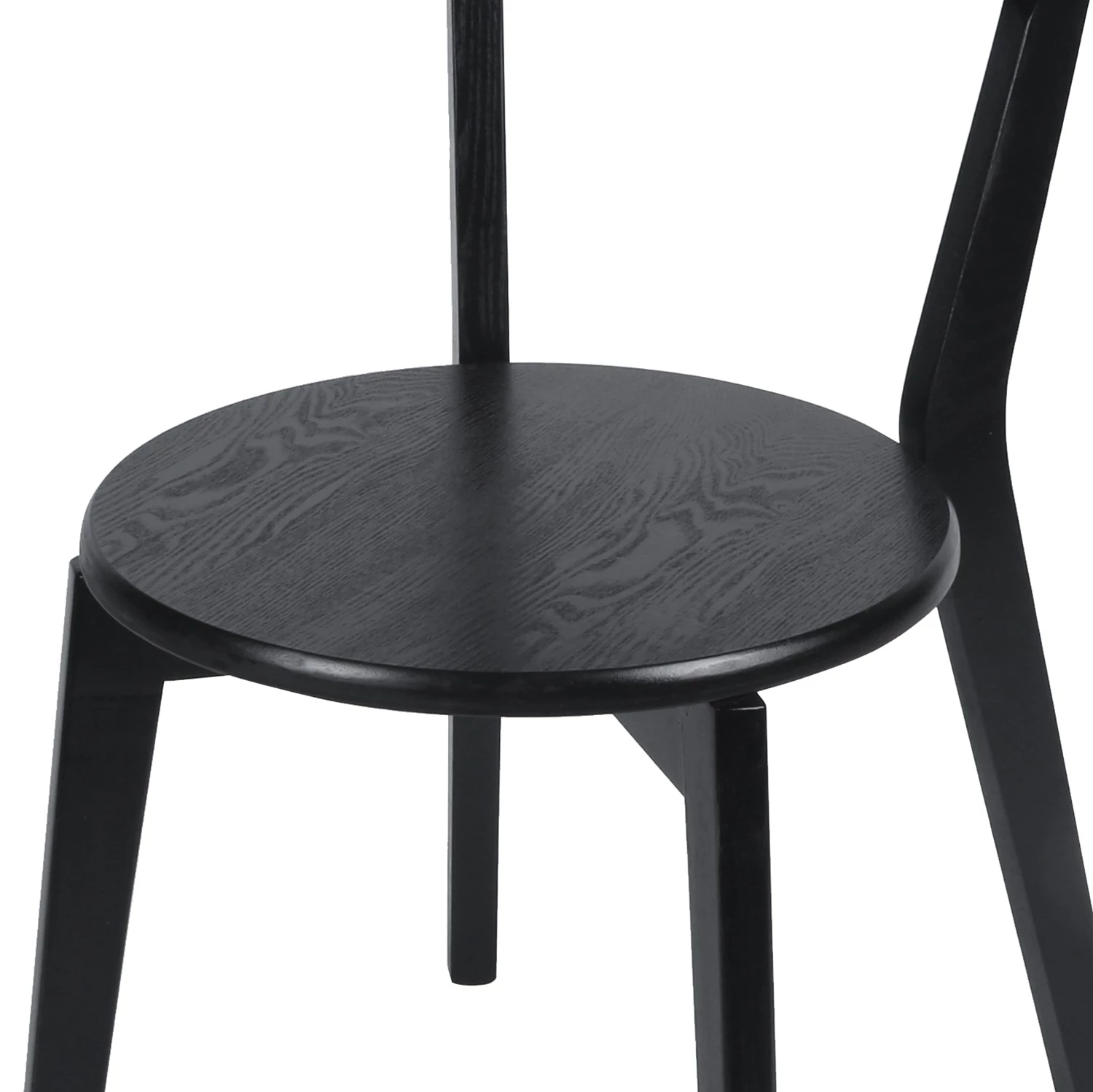 Studio Copenhagen Chaises Flori (lot de 2) - Partiellement en frêne massif - Frêne / Noir 4 Studio Copenhagen Chaises Flori (lot de 2) - Partiellement en frêne massif - Frêne / Noir – Image 4