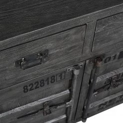 Wolf-Möbel Buffet Container - Acacia Gris -ÉcoMaison Soldes 1000281790 220223 060 DETAILS P000000001000281790