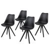 Mørteens Chaises Aledas - Noir - Lot de 4