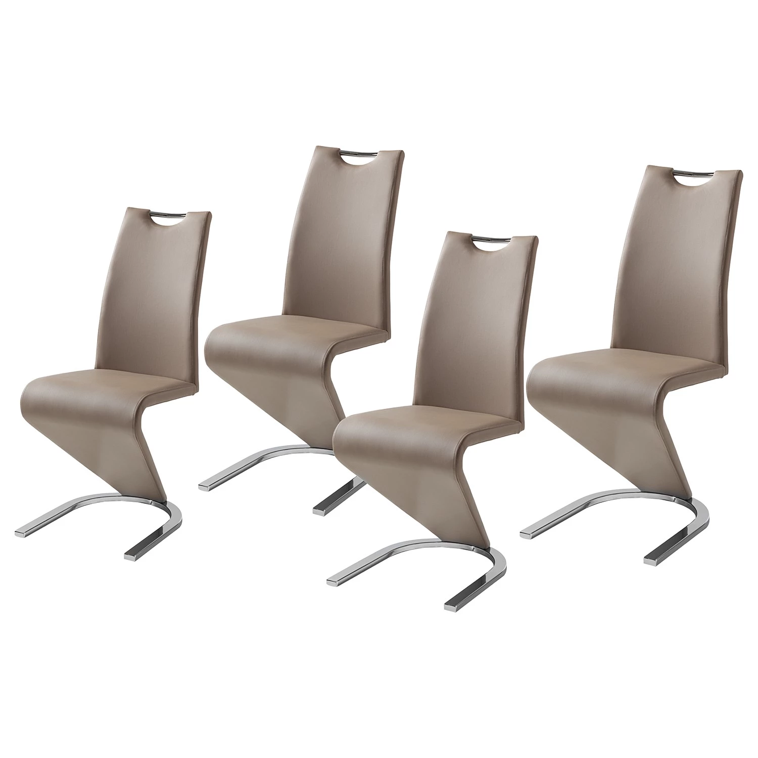 Fredriks Chaise cantilever Amanda I - Lot de 4 1 Fredriks Chaise cantilever Amanda I - Lot de 4