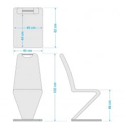 Fredriks Chaise cantilever Amanda I - Lot de 4 27 Fredriks Chaise cantilever Amanda I - Lot de 4 -ÉcoMaison Soldes 1000283523 210810 13385300014 SKETCH DETAILS P000000001000283523 sketch
