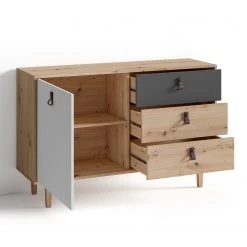 Fredriks Buffet Bowood - Imitation chêne artisan / Blanc 7 Fredriks Buffet Bowood - Imitation chêne artisan / Blanc -ÉcoMaison Soldes 1000283829 210805 14243400058 DETAILS P000000001000283829