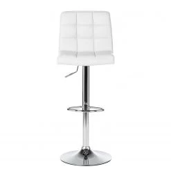 Fredriks Tabouret de bar Fitzgerald - Blanc / Chrome - Lot de 2 -ÉcoMaison Soldes 1000284174 210819 16152500027 DETAILS P000000001000284174