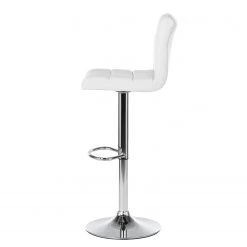 Fredriks Tabouret de bar Fitzgerald - Blanc / Chrome - Lot de 2 -ÉcoMaison Soldes 1000284174 210819 16152500028 DETAILS P000000001000284174
