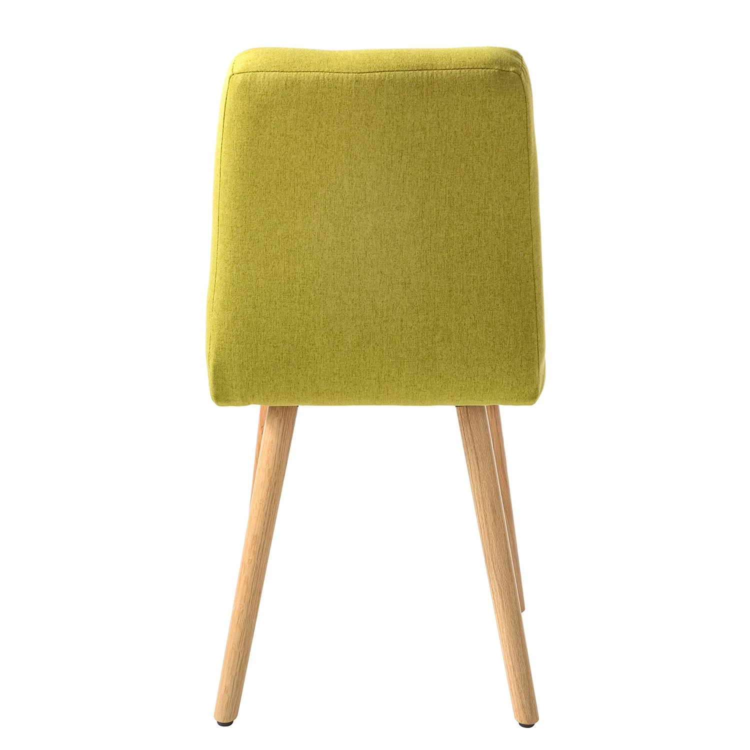 Mørteens Chaise capitonnée Doskie II - Lin / Chêne massif - Citron vert - Lot de 4 5 Mørteens Chaise capitonnée Doskie II - Lin / Chêne massif - Citron vert - Lot de 4 – Image 5