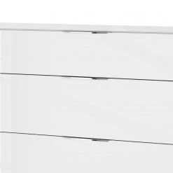 Maja Möbel Buffet Trend - Verre - Blanc brillant / Chrome -ÉcoMaison Soldes 1000284207 210804 14342400013 DETAILS P000000001000284207