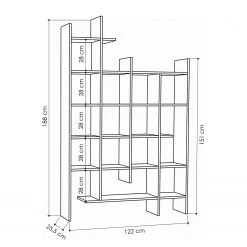 Red Living Étagère Illon - Gris -ÉcoMaison Soldes 1000284398 210809 06093100194 SKETCH DETAILS P000000001000284398 sketch