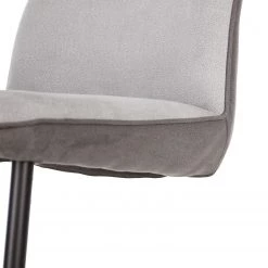 Fredriks Chaises cantilever Altoona (lot de 2) - Tissage à plat / Métal - Gris foncé et gris clair / Noir mat -ÉcoMaison Soldes 1000285150 220617 037 DETAILS P000000001000285150