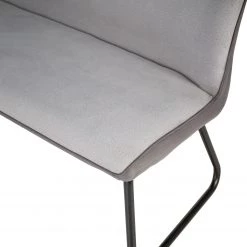 Fredriks Banc Altoona - Tissage à plat / Métal - Gris foncé et gris clair / Noir mat -ÉcoMaison Soldes 1000285153 220617 036 DETAILS P000000001000285153
