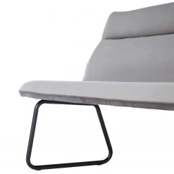 Fredriks Banc Altoona - Tissage à plat / Métal - Gris foncé et gris clair / Noir mat -ÉcoMaison Soldes 1000285153 220617 038 DETAILS P000000001000285153