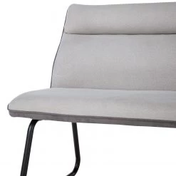Fredriks Banc Altoona - Tissage à plat / Métal - Gris foncé et gris clair / Noir mat -ÉcoMaison Soldes 1000285153 220617 039 DETAILS P000000001000285153