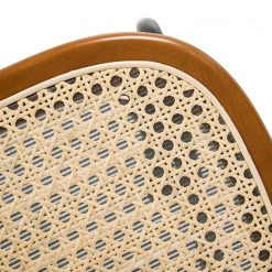 Maison Belfort Chaises Ramona (lot de 2) - Rotin & Hêtre massif / Acier - Beige & Hêtre / Chrome -ÉcoMaison Soldes 1000285155 220608 065 DETAILS P000000001000285155