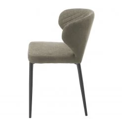 Ars manufacti Chaises Tingley (lot de 2) - Tissu / Métal - Taupe / Noir 6 Ars manufacti Chaises Tingley (lot de 2) - Tissu / Métal - Taupe / Noir -ÉcoMaison Soldes 1000285168 220614 040 DETAILS P000000001000285168