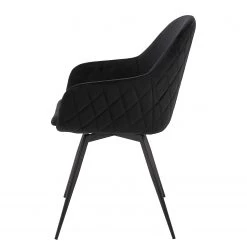 Ars manufacti Chaise à accoudoirs Vander - Tissu / Métal - Noir 6 Ars manufacti Chaise à accoudoirs Vander - Tissu / Métal - Noir -ÉcoMaison Soldes 1000285183 220817 050 DETAILS P000000001000285183