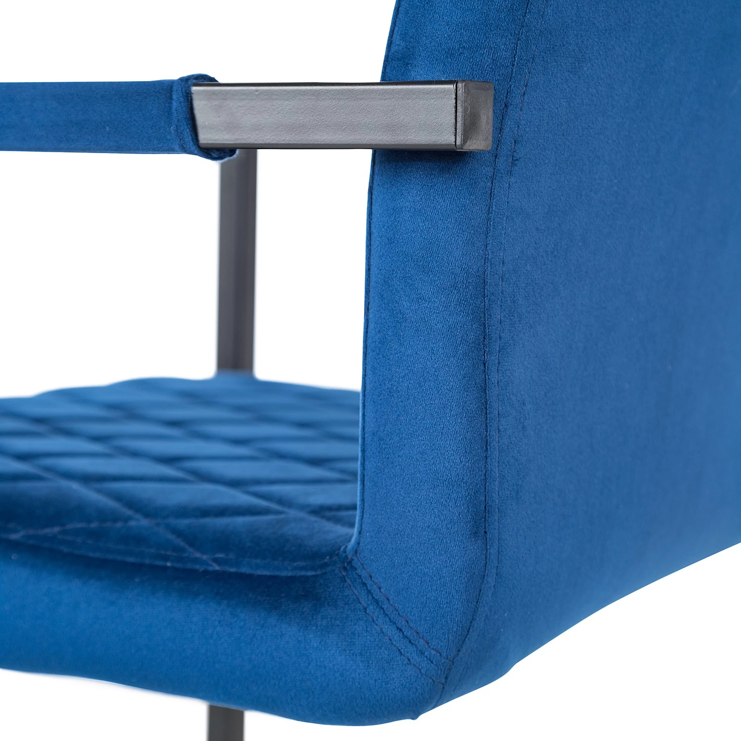 Ars manufacti Chaise à accoudoirs Finga II - Bleu 9 Ars manufacti Chaise à accoudoirs Finga II - Bleu – Image 9