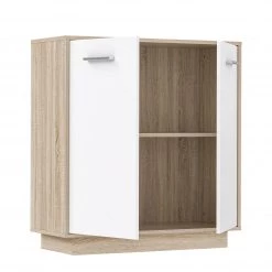 Loftscape Buffet Aracala - Blanc / Imitation chêne de Sonoma -ÉcoMaison Soldes 1000285707 210813 14521500065 DETAILS P000000001000285707