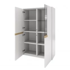 GWINNER Buffet haut Calea II - Blanc mat / Chêne - Sans éclairage 7 GWINNER Buffet haut Calea II - Blanc mat / Chêne - Sans éclairage -ÉcoMaison Soldes 1000285836 220428 030 DETAILS P000000001000285836