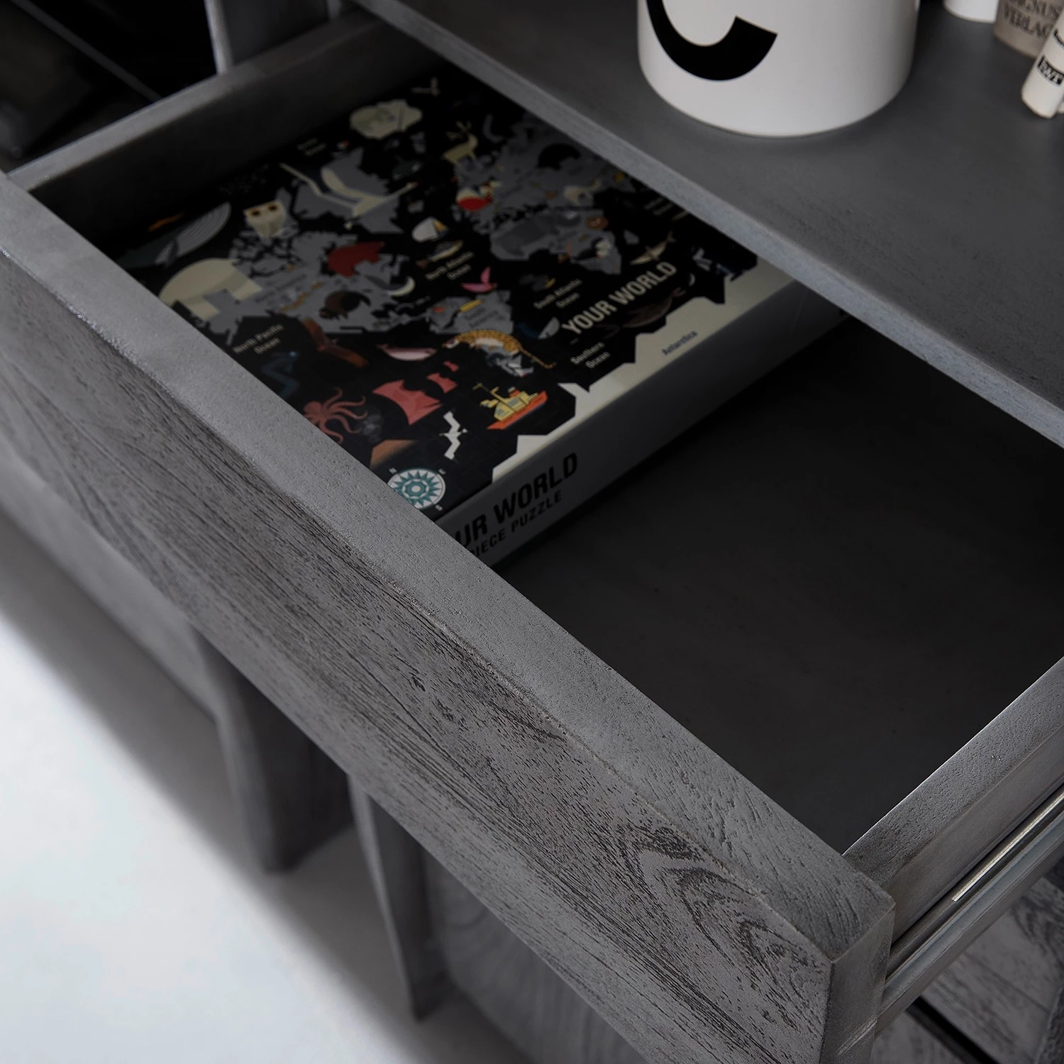 Red Living Buffet Calipso - Acacia Gris 7 Red Living Buffet Calipso - Acacia Gris – Image 7