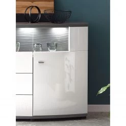 Loftscape Buffet Intento II - Blanc brillant / anthracite -ÉcoMaison Soldes 1000288166 210827 12095400014 DETAILS P000000001000288166