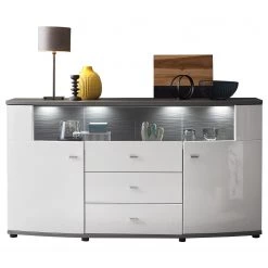 Loftscape Buffet Intento II - Blanc brillant / anthracite -ÉcoMaison Soldes 1000288166 210827 12095400015 DETAILS P000000001000288166