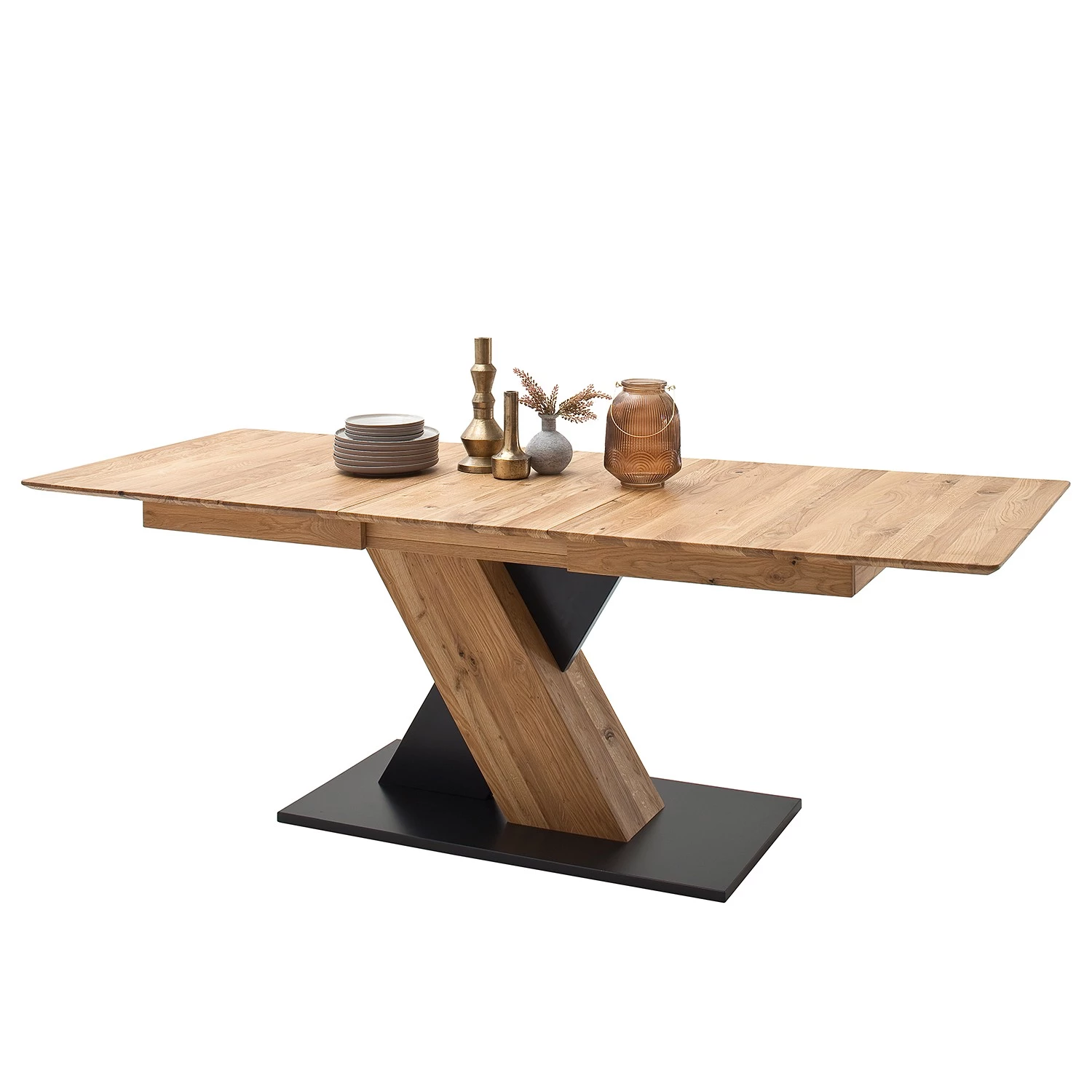 Fredriks Table Covina - (extensible) - Chêne sauvage - Largeur : 140 cm - Noir 10 Fredriks Table Covina - (extensible) - Chêne sauvage - Largeur : 140 cm - Noir – Image 10