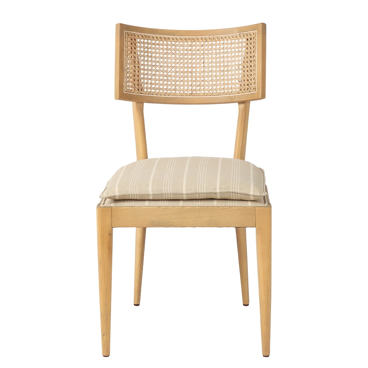 Studio Copenhagen Chaise Fiona II - Beige - Tissu / Frêne massif 2 Studio Copenhagen Chaise Fiona II - Beige - Tissu / Frêne massif – Image 2