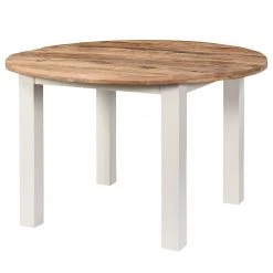 Maison Belfort Table Newhaven II - Manguier massif - Manguier / Blanc