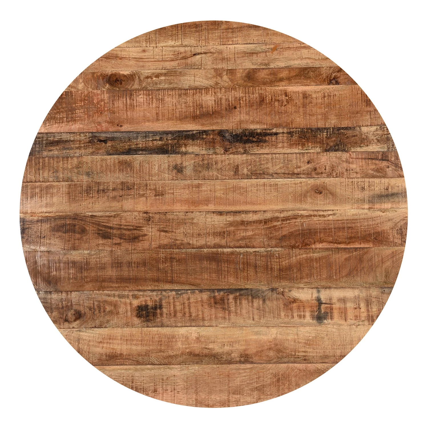 Maison Belfort Table Newhaven II - Manguier massif - Manguier / Blanc 3 Maison Belfort Table Newhaven II - Manguier massif - Manguier / Blanc – Image 3