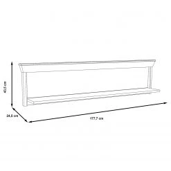Ridgevalley Étagère murale Kimbark II - Imitation pin blanc 11 Ridgevalley Étagère murale Kimbark II - Imitation pin blanc -ÉcoMaison Soldes 1000295063 210924 143046000530 SKETCH DETAILS P000000001000295063 sketch