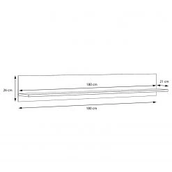 Red Living Étagère murale Trylith - Imitation chêne rustique / Noir 13 Red Living Étagère murale Trylith - Imitation chêne rustique / Noir -ÉcoMaison Soldes 1000295066 210924 143046000541 SKETCH DETAILS P000000001000295066 sketch