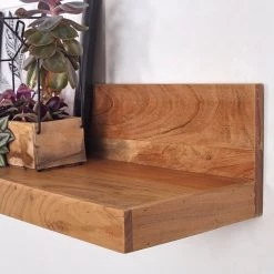 Ars Natura Étagère murale Muquem - Acacia massif -ÉcoMaison Soldes 1000296346 210929 063328000044 DETAILS P000000001000296346