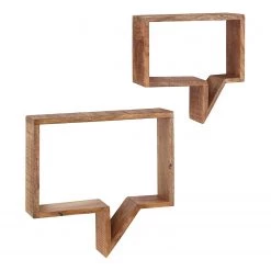 Norrwood Étagères murales Darvel (2 éléments) - Manguier massif