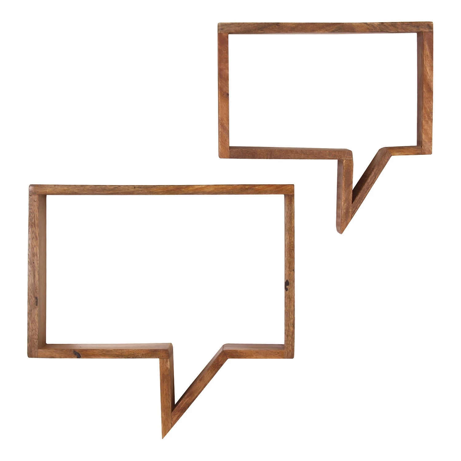 Norrwood Étagères murales Darvel (2 éléments) - Manguier massif 4 Norrwood Étagères murales Darvel (2 éléments) - Manguier massif – Image 4