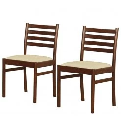 Red Living Chaises Borrado (lot de 2) - Beige