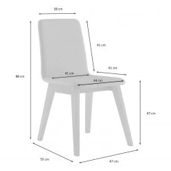 Norrwood Chaises capitonnées Nami (lot de 2) - Rouge antique - Imitation noyer 17 Norrwood Chaises capitonnées Nami (lot de 2) - Rouge antique - Imitation noyer -ÉcoMaison Soldes 1000299023 211019 11163800622 SKETCH DETAILS P000000001000299023 sketch