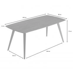 Norrwood Table Cortes - Hêtre - 140 x 80 cm 13 Norrwood Table Cortes - Hêtre - 140 x 80 cm -ÉcoMaison Soldes 1000299027 211019 11163900648 SKETCH DETAILS P000000001000299027 sketch