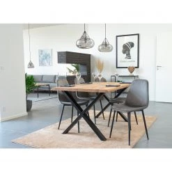 Red Living Chaises Renty II (lot de 2) - Gris - Noir -ÉcoMaison Soldes 1000299404 211012 13445500095 MOOD DETAILS P000000001000299404 mood