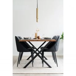 Red Living Chaise à accoudoirs Hackberry (lot de 2) - Noir -ÉcoMaison Soldes 1000299409 220131 08340000022 MOOD DETAILS P000000001000299409 mood