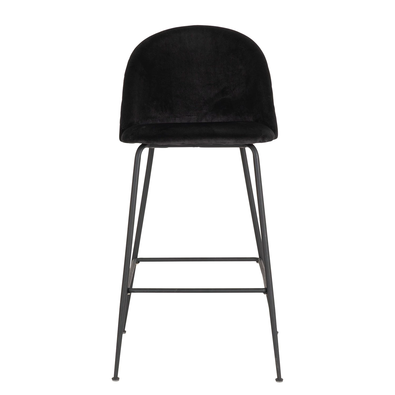 Red Living Chaises de bar Maxou II (lot de 2) - Noir 4 Red Living Chaises de bar Maxou II (lot de 2) - Noir – Image 4