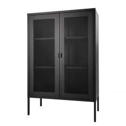 Red Living Buffet Moosh - Métal - Noir