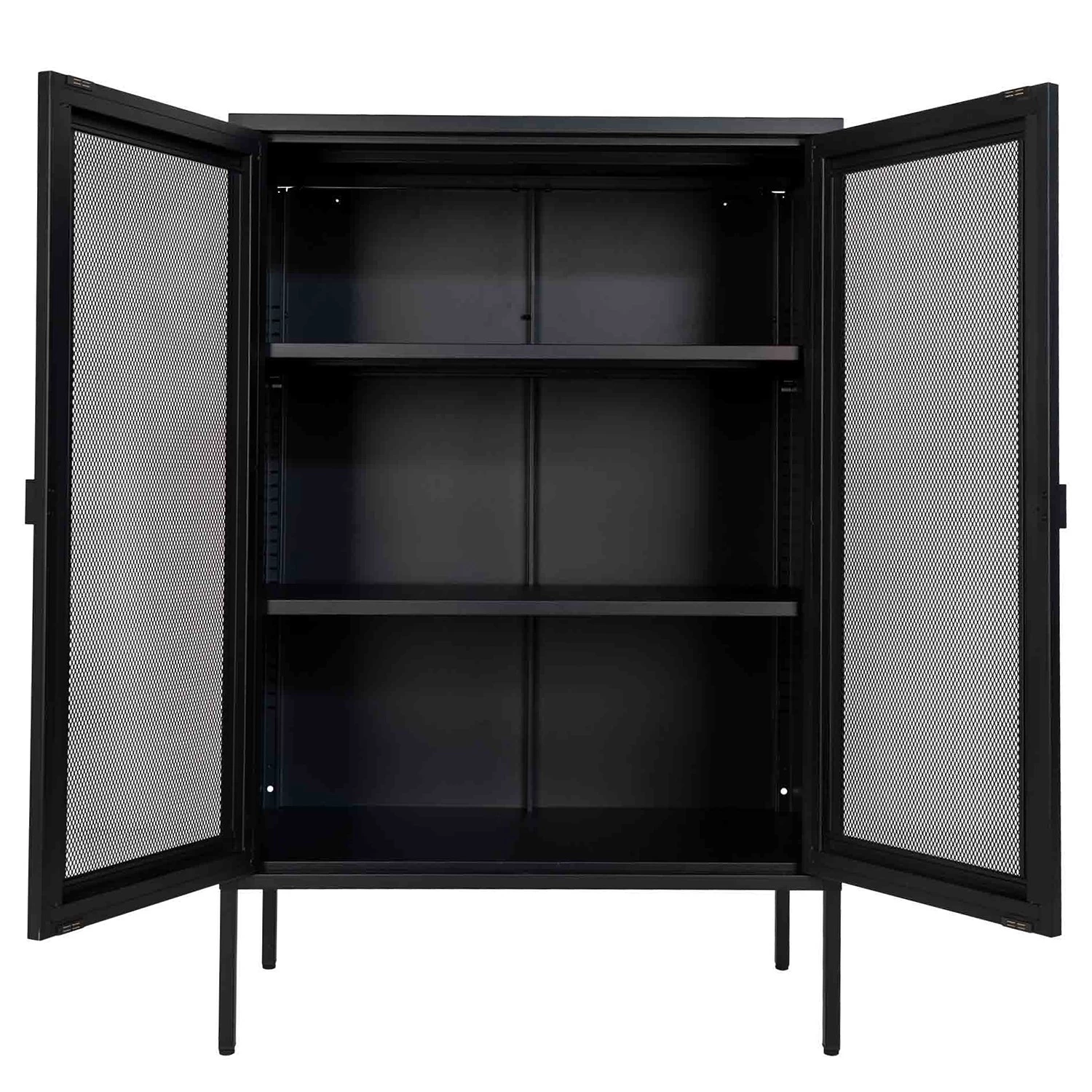 Red Living Buffet Moosh - Métal - Noir 5 Red Living Buffet Moosh - Métal - Noir – Image 5