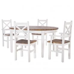 Maison Belfort Salle à manger Balignton III (5 élém.) - Blanc -ÉcoMaison Soldes 1000299524 220303 030 DETAILS P000000001000299524