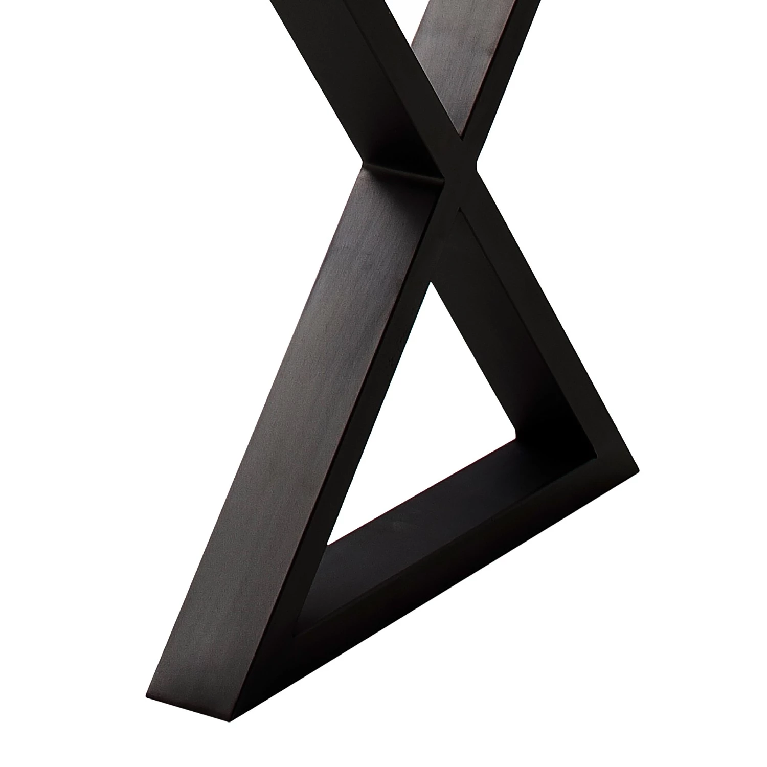 Red Living Table Hamton - Acacia brun - Largeur : 220 cm - Anthracite - Forme en X 4 Red Living Table Hamton - Acacia brun - Largeur : 220 cm - Anthracite - Forme en X – Image 4