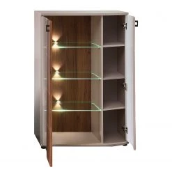 Loftscape Buffet haut Saida I - Avec éclairage - Cachemire / Imitation noyer -ÉcoMaison Soldes 1000300945 211020 13343500079 DETAILS P000000001000300945